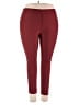 Maze Collection Solid Burgundy Active Pants Size 3X - photo 1