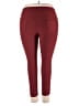 Maze Collection Solid Burgundy Active Pants Size 3X - photo 2