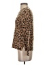 J.Crew 100% Cashmere Animal Print Brown Cashmere Pullover Sweater Size S - photo 5