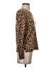 J.Crew 100% Cashmere Animal Print Brown Cashmere Pullover Sweater Size S - photo 4