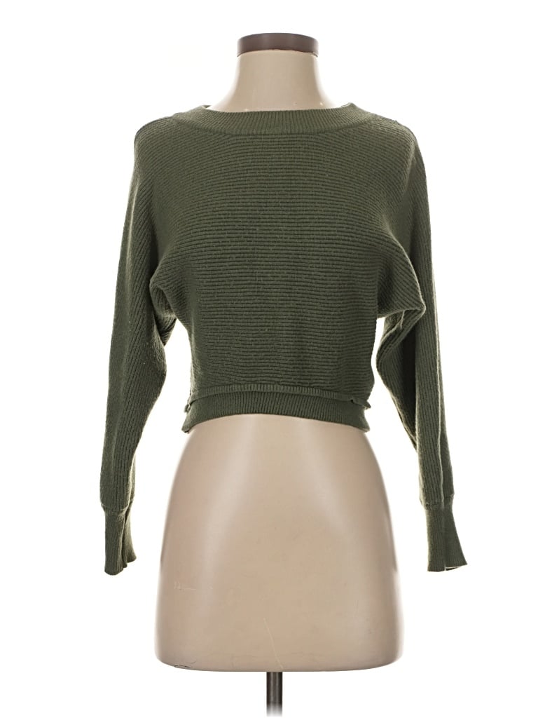 Pre-owned Lulus Pullover Sweater In Green