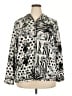 Oncue Casual Print Silver Jacket Size 3X - photo 1