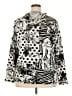 Oncue Casual Print Silver Jacket Size 3X - photo 2