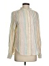 Gap Stripes Ivory Long Sleeve Blouse Size S - photo 1