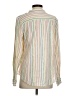 Gap Stripes Ivory Long Sleeve Blouse Size S - photo 2