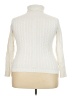 Lands' End 100% Cotton Ivory Turtleneck Sweater Size 18 - photo 2