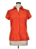 Como Orange Short Sleeve Blouse Size XL - photo 1