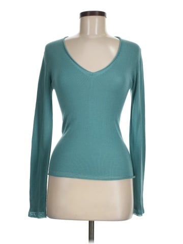 Jigsaw Silk Pullover Sweater (view 1)