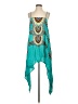 Red Carter 100% Rayon Teal Sleeveless Top Size 4 - photo 1
