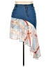 Unbranded Graphic Blue Denim Skirt Size XXL - photo 1