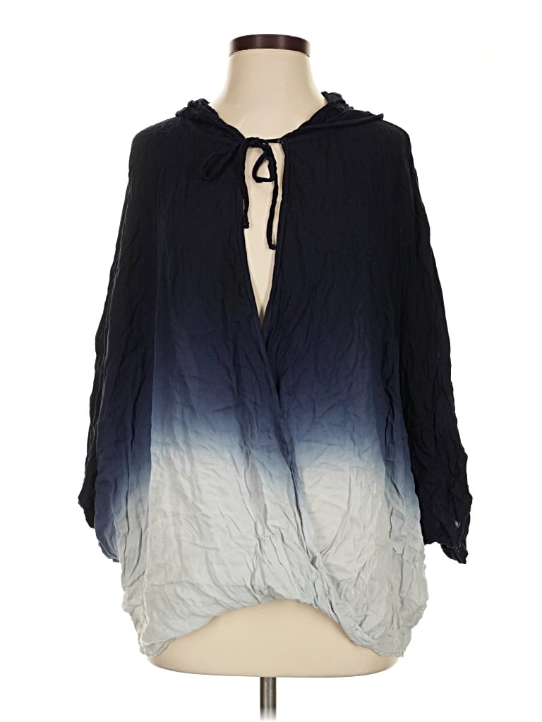 Pre-owned Young Fabulous & Broke Poncho In Blue