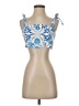 Shein 100% Polyester Blue Tank Top Size 4 - photo 1