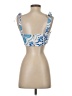 Shein 100% Polyester Blue Tank Top Size 4 - photo 2
