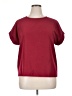Unbranded 100% Polyester Burgundy Short Sleeve Top Size XL - photo 1