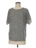 Anne Klein 100% Polyester Gray Short Sleeve Top Size M - photo 1