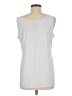 Clara Sun Woo White Sleeveless Top Size M - photo 2