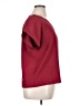 Unbranded 100% Polyester Burgundy Short Sleeve Top Size XL - photo 4