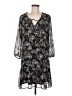 Rose + Olive 100% Polyester Paisley Black Casual Dress Size M - photo 1