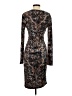 Peruvian Connection Print Brown Cocktail Dress Size XS - photo 2