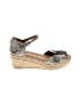 TOMS Paisley Gray Wedges Size 7 1/2 - photo 1
