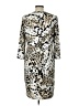 Chico's Animal Print Ivory Casual Dress Size Lg (2) - photo 2