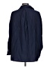 Quzu Blue 3/4 Sleeve Button-Down Shirt Size L - photo 2