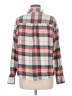 Aerie Plaid Silver Long Sleeve Button-Down Shirt Size M - photo 2