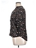 Apana Print Black 3/4 Sleeve Button-Down Shirt Size XL - photo 5