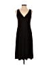 Eileen Fisher 100% Silk Solid Black Cocktail Dress Size S (petite) - photo 1