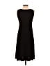 Eileen Fisher 100% Silk Solid Black Cocktail Dress Size S (petite) - photo 2