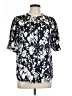 Joie 100% Polyester Black Short Sleeve Blouse Size L - photo 1