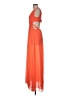 BCBGMAXAZRIA 100% Polyester Orange Cocktail Dress Size 0 - photo 5