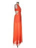 BCBGMAXAZRIA 100% Polyester Orange Cocktail Dress Size 0 - photo 4