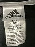 Adidas 100% Polyester Stripes Black Track Jacket Size 14 - photo 3
