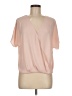 Trouve 100% Polyester Pink Short Sleeve Blouse Size M - photo 1