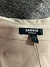 Express 100% Rayon Solid Tan 3/4 Sleeve Button-Down Shirt Size L - photo 7