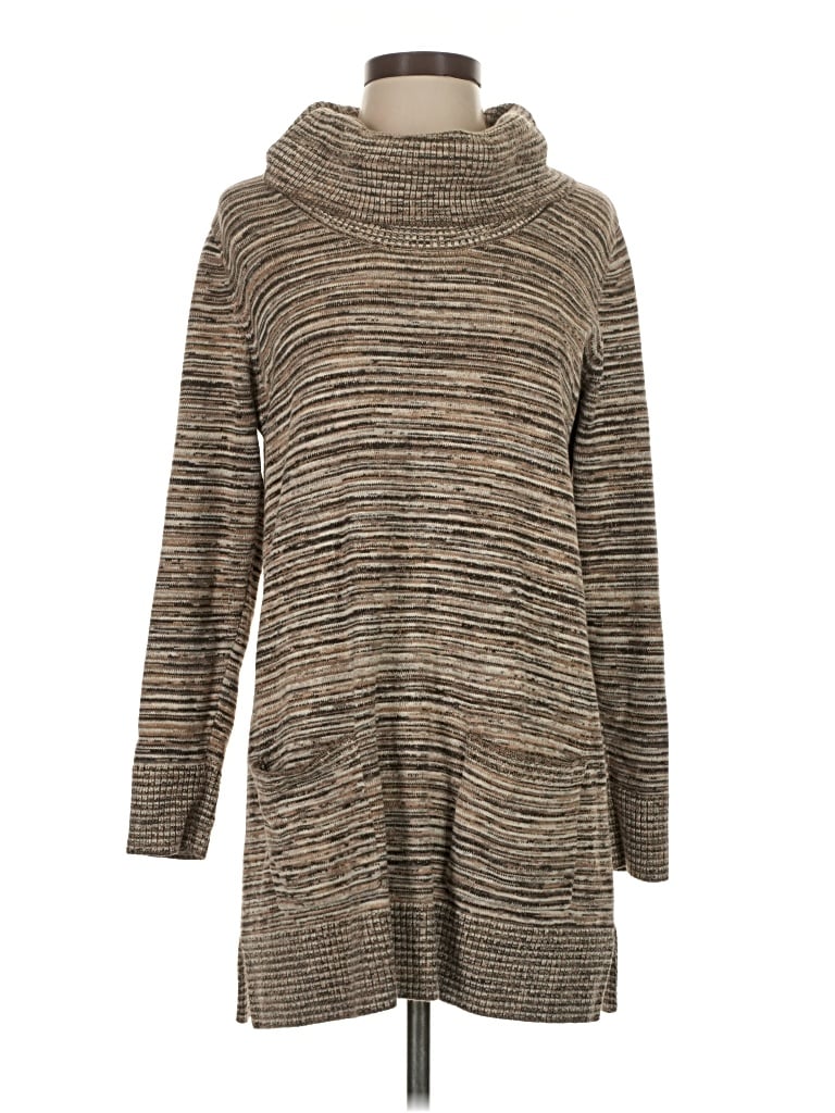 Pre-owned Eight Eight Eight Turtleneck Sweater In Brown