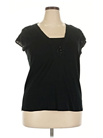 Lauren by Ralph Lauren Short Sleeve Top (view 1)