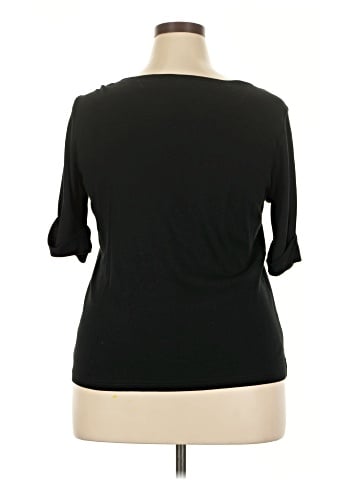 Lauren by Ralph Lauren 3/4 Sleeve T-Shirt (view 2)