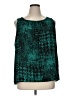 Apt. 9 100% Polyester Teal Sleeveless Blouse Size XL - photo 1