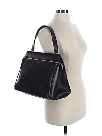 Céline Leather Drummed Edge Shoulder Bag (view 2)