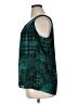 Apt. 9 100% Polyester Teal Sleeveless Blouse Size XL - photo 5