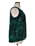 Apt. 9 100% Polyester Teal Sleeveless Blouse Size XL - photo 4