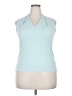 T Tahari Teal Sleeveless Blouse Size XL (estimated) - photo 1