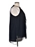 Elie Tahari 100% Polyester Black Sleeveless Blouse Size XL - photo 4