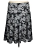 Apt. 9 Floral Gray Casual Skirt Size XL - photo 2
