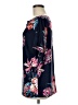 Unbranded Floral Blue Short Sleeve T-Shirt Size M - photo 5