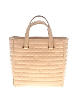 Chanel Vintage Patent Leather CC Chocolate Bar Tote (view 2)