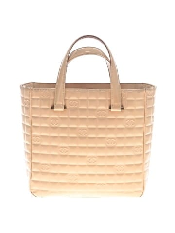Chanel Vintage Patent Leather CC Chocolate Bar Tote (view 2)
