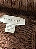 Topshop Brown Pullover Sweater Size 8 - 10 - photo 7